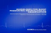 Guidelines for Basic Paediatric Neurological Observation