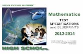 Mathematics Test Specifications and Blueprints, High School, 2012 ...