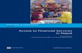 access to financial services in Nepal