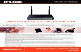 WIRELESS N ADSL2+ 4-PORT WI-FI ROUTER