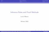 Inference Rules and Proof Methods