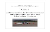 Unit 1 Introduction to Novice Driver Responsibilities and the ...