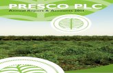 PRESCO PLC Annual Report & Accounts 2011