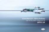 2012 Gedeon Richter annual report