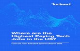 Where are the Highest Paying Tech Jobs in the US?