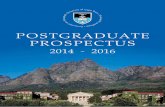 The Postgraduate Prospectus 2014-2016