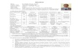 BIO-DATA Name Dr. Rajesh Kumar Tripathi, Present Post Head Civil ...