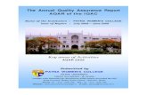 The Annual Quality Assurance Report