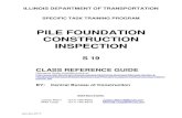 Pile Foundation Construction Inspection Reference Manual