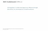 Emergency Preparedness, Chapter 5: Emergency planning