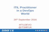 ITIL Practitioner in a DevOps World