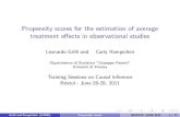 Propensity scores for the estimation of average treatment effects in ...