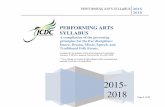 JCDC National Festival of the Performing Arts Syllabus 2015-2018