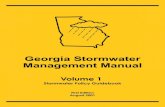 Georgia Stormwater Management Manual Volume 1