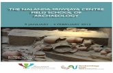 THE NALANDA-SRIWIJAYA CENTRE FIELD SCHOOL OF ...