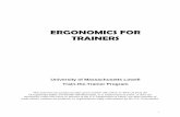 ERGONOMICS FOR TRAINERS