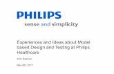 Experiences and Ideas about Model based Design and Testing at ...