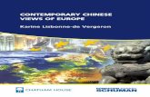 CONTEMPORARY CHINESE VIEWS OF EUROPE