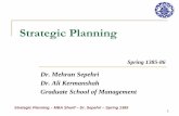 Chapter 1 The Nature of Strategic Management -...Strategic Planning