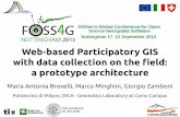 Web-based Participatory GIS with data collection on the field: a ...