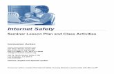 Internet Safety - Seminar Lesson Plan and Class Activities