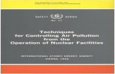 techniques for controlling air pollution from the operation of nuclear ...