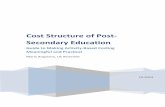 Cost Structure of Post-Secondary Education - Practical Guide