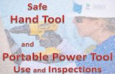 Safe Hand Tool and Portable Power Tool Use and Inspections