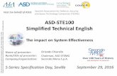 ASD-STE100 - Simplified Technical English, The impact on System