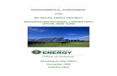 environmental assessment for bp solar array project brookhaven ...