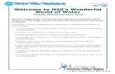 Water Wise Worksheet