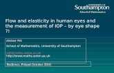 The Mathematics of Human Eyes