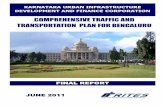 comprehensive traffic and transportation plan for bengaluru