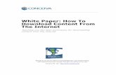 White Paper: How To Download Content From The Internet