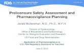 Prelicensure Safety Assessment and Pharmacovigilance Planning