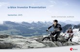 u-blox Investor Presentation
