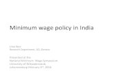 Minimum wage policy in India Panel Discussion