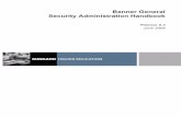 Banner General / Security Administration Handbook / 8.2