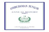 Pakistan Provincial Ombudsman Punjab - Annual Report 2007 EN