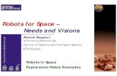 Robots for Space – Needs and Visions