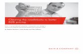 Clearing the roadblocks to better B2B pricing