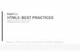 HTML5: BEST PRACTICES