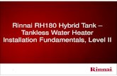 Rinnai RH180 Hybrid Tank – Tankless Water Heater Installation ...