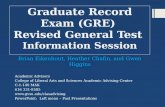 Graduate Record Exam GRE - gvsu.edu