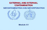External and Internal Contamination, Decontamination and ...