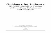 Guidance for Industry Q1A(R2) Stability Testing of New Drug ...