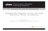 2007 Taking the Streets: Activism and Memory Work in Jakarta No. 3