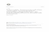 Products Liability - Restatement (Second) of Torts - Section 402A ...