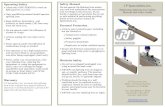 Waterstop Splicing Iron Safety Manual and Users Guide