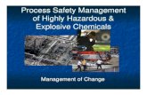 Process Safety Management of Highly Hazardous & Explosive ...